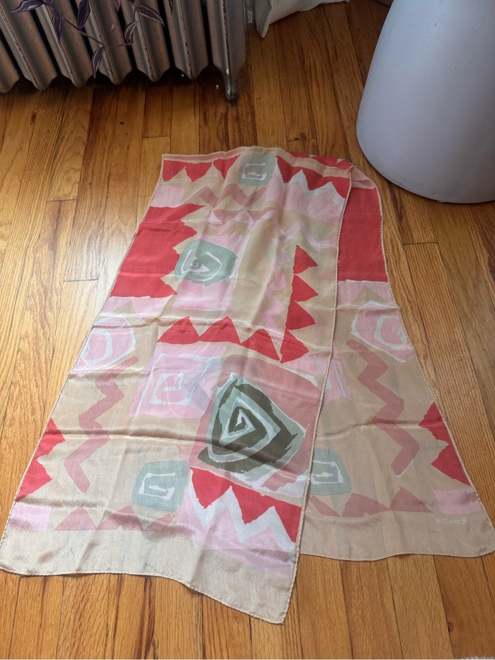 Echo vintage silk scarf